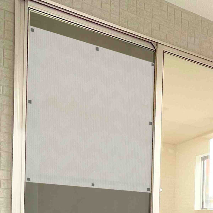網戸シート網戸に取り付ける目隠しシート遮光遮熱90cm×90cm