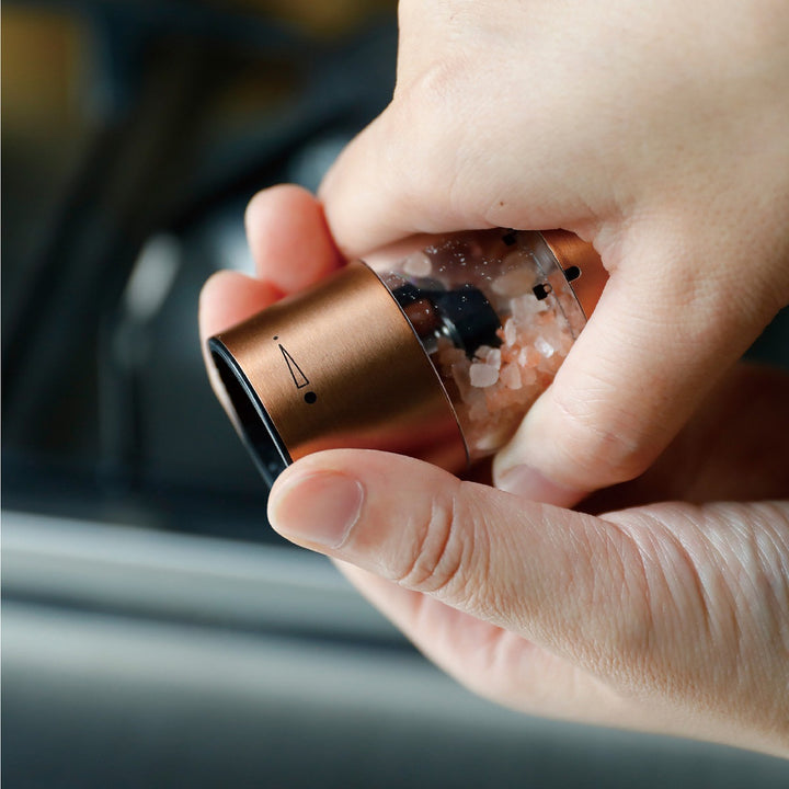 電動ミル充電式atomico台付きソルト＆ペッパーミル