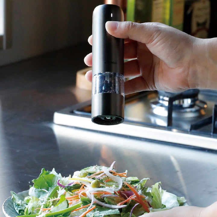 電動ミル充電式atomico台付きソルト＆ペッパーミル