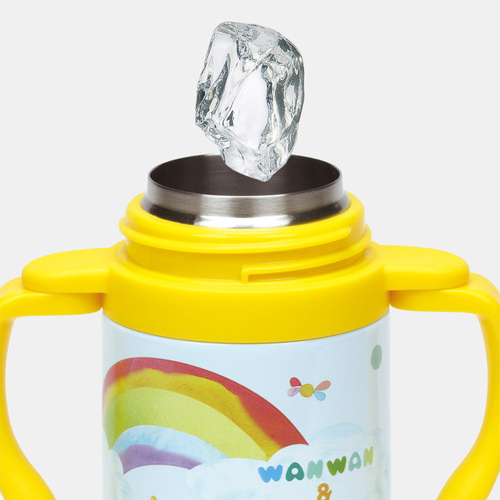 水筒ストローステンマグいないいないばあっ！2way保冷軽量350mlストロー付き子ども