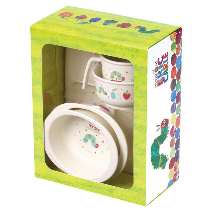 ベビー食器セットはらぺこあおむしベビー食器セットハンドル付きコップ茶わん小鉢小皿ランチ皿割れにくい