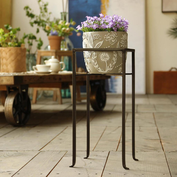 花台ジョセフアイアンフラワープランターラックMサイズ