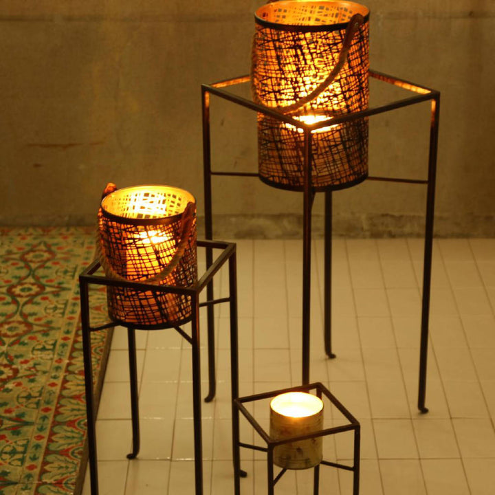 花台ジョセフアイアンフラワープランターラックLサイズ