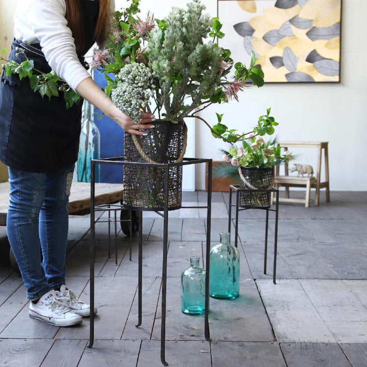 花台ジョセフアイアンフラワープランターラックLサイズ