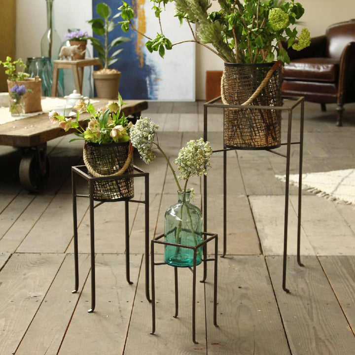 花台ジョセフアイアンフラワープランターラックLサイズ