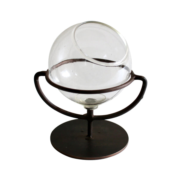 花瓶アイアンガラスカップフラワーベース