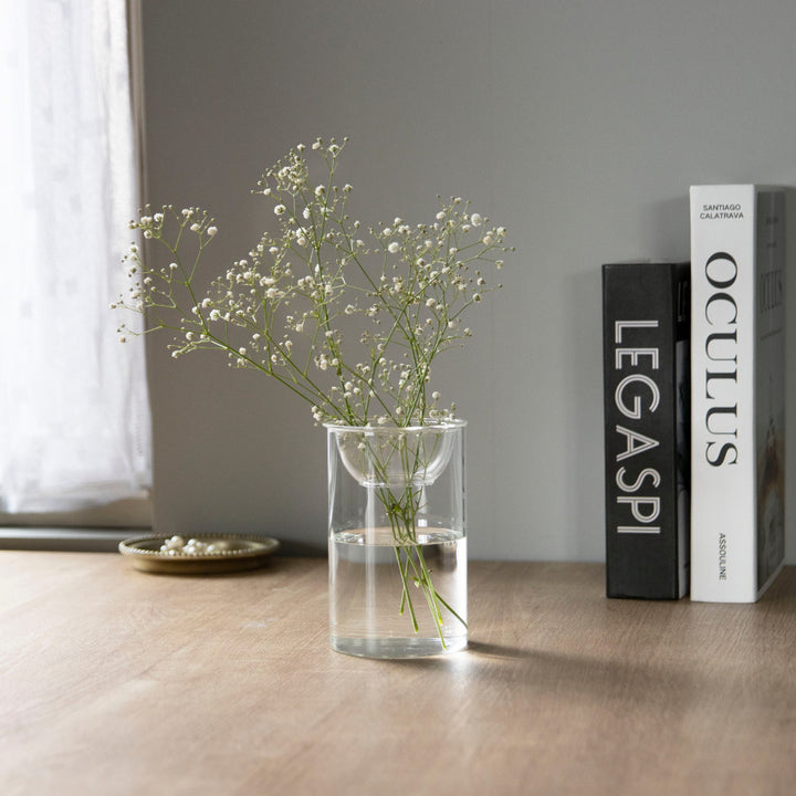 花瓶BULBVASE水栽培ガラスベースショート水耕栽培