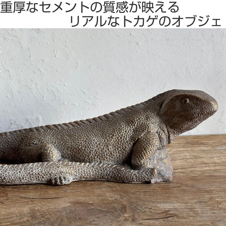 オブジェデコールセメントオブジェトカゲL