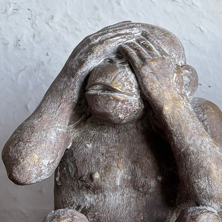 オブジェデコールセメントオブジェ見ザル聞カザル言ワザル3匹組