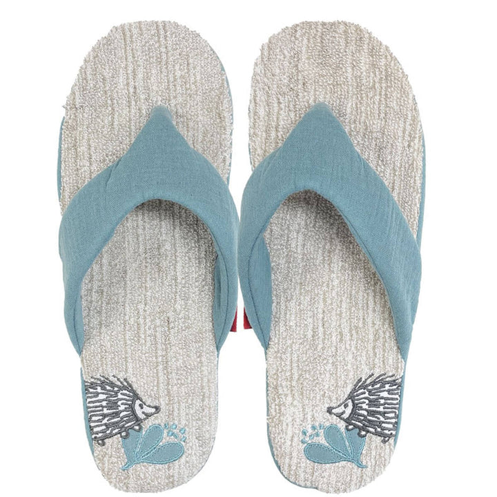 スリッパリサ・ラーソン鼻緒スリッパはりねずみ約26.0cm洗える