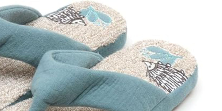 スリッパリサ・ラーソン鼻緒スリッパはりねずみ約26.0cm洗える