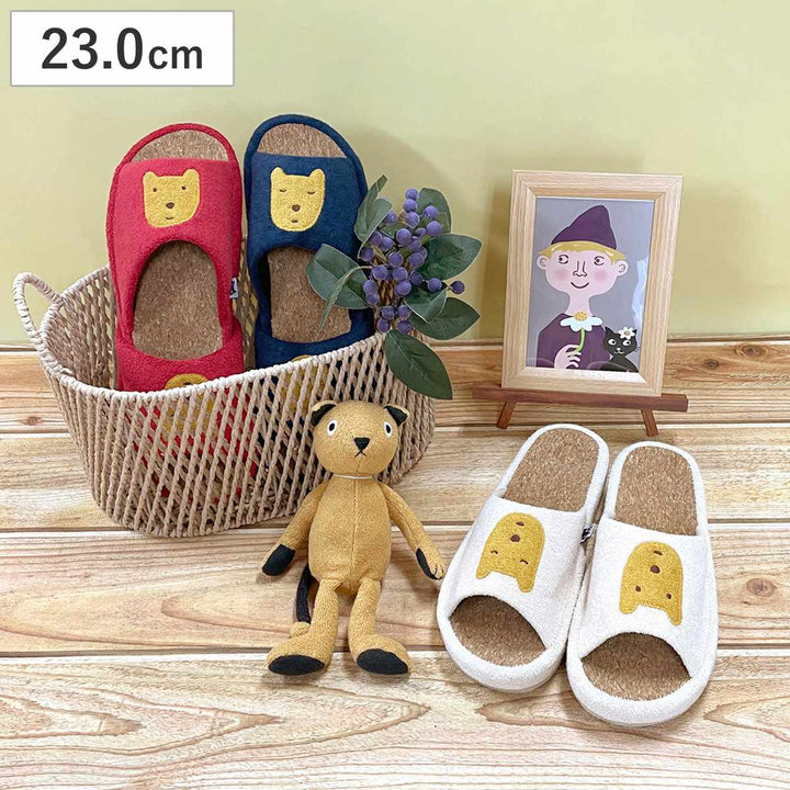 スリッパのほほんM約23.0cm