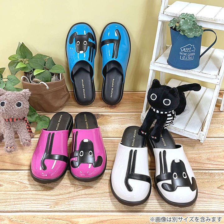 スリッパ外履きサンダルクロ約23.5cm