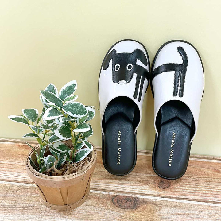 スリッパ外履きサンダルクロ約23.5cm