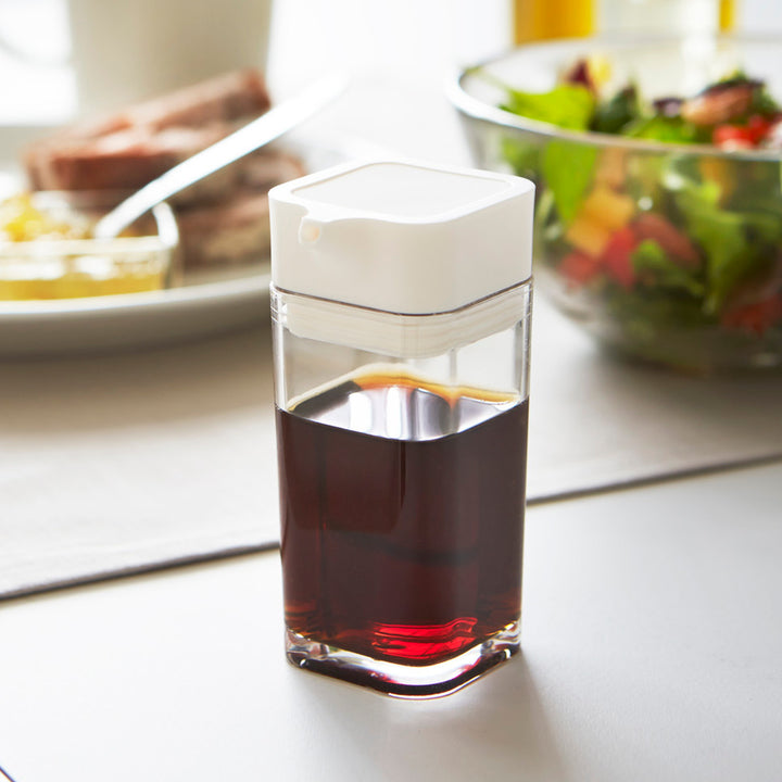 山崎実業AQUAプッシュ式醤油差しアクア