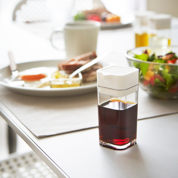 山崎実業AQUAプッシュ式醤油差しアクア