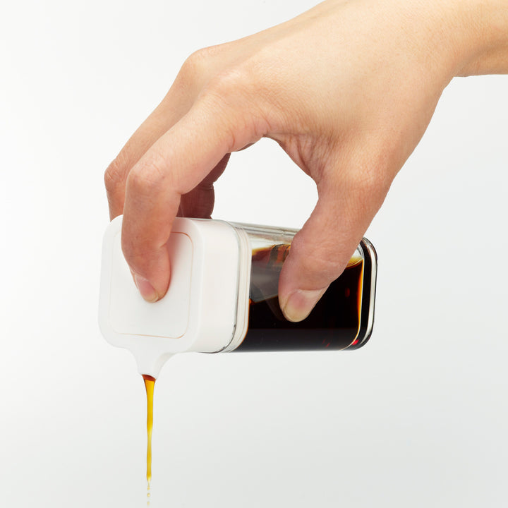 山崎実業AQUAプッシュ式醤油差しアクア