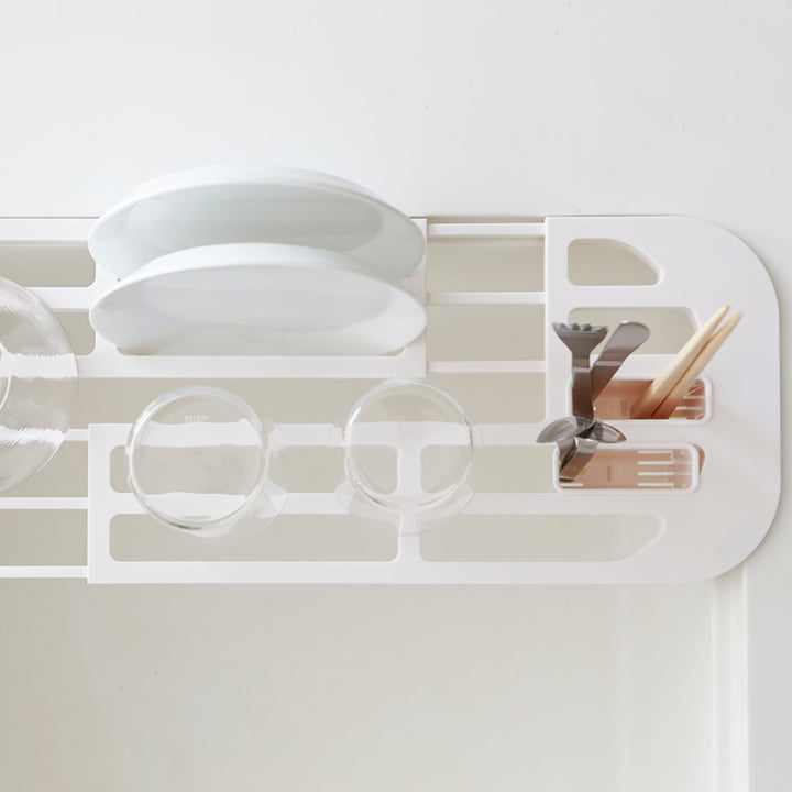 山崎実業AQUA伸縮水切りラックアクア