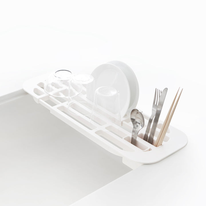 山崎実業AQUA伸縮水切りラックアクア