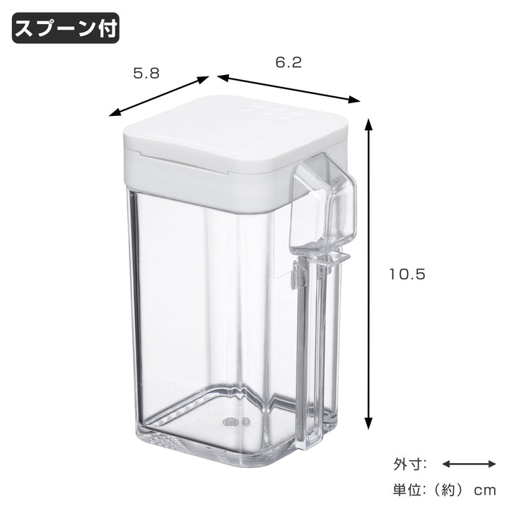 山崎実業AQUA小麦粉＆スパイスボトルアクア