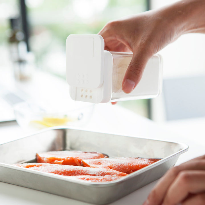 山崎実業AQUA小麦粉＆スパイスボトルアクア