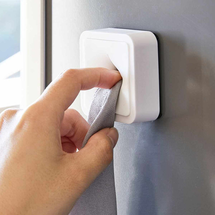 山崎実業AQUAマグネットキッチンタオルホルダーアクアホワイト