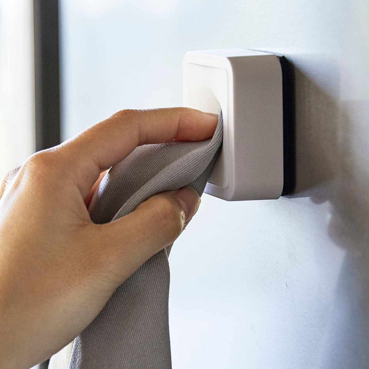 山崎実業AQUAマグネットキッチンタオルホルダーアクアホワイト