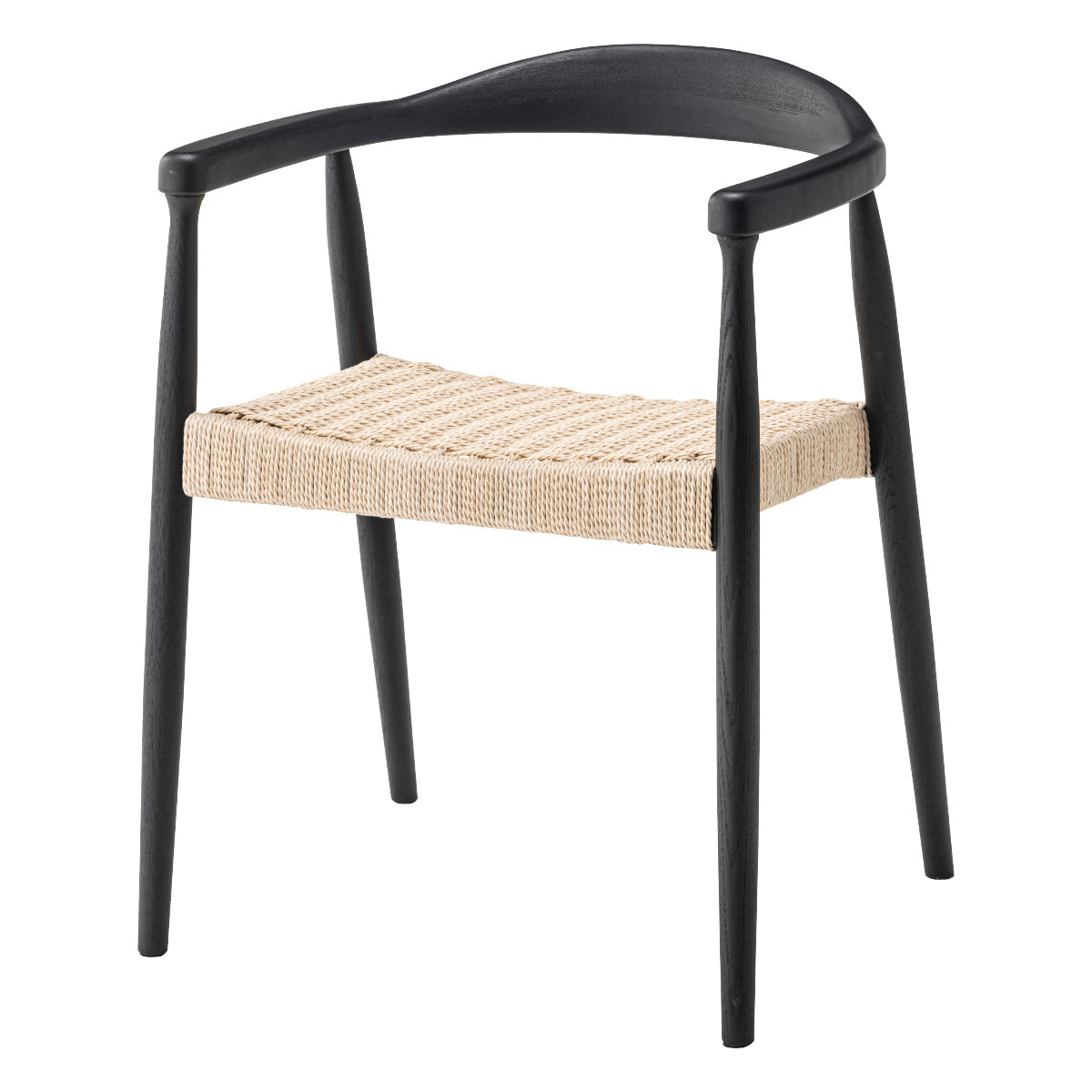 【極美品】アームチェア ペーパーコードチェア form ローゼル form ダイニングチェア 座面高43cm ペーパーコード アームチェア