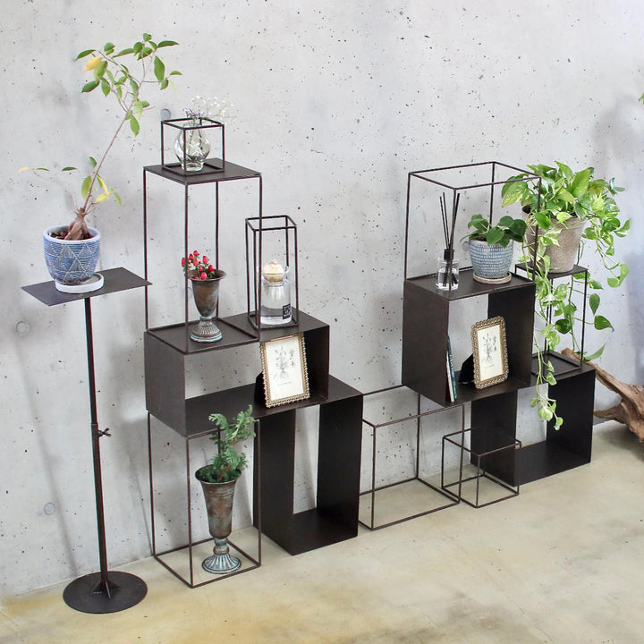 フレームジョセフアイアンディスプレイワイヤーフレームキューブSサイズ