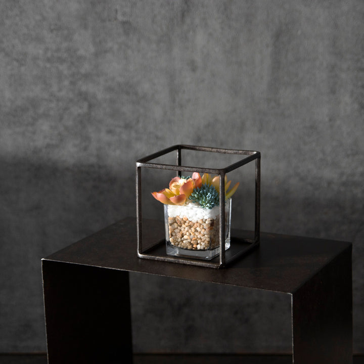 フレームジョセフアイアンディスプレイワイヤーフレームキューブSサイズ