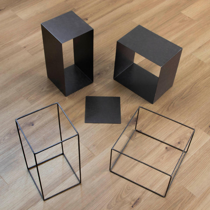 フレームジョセフアイアンディスプレイワイヤーフレームキューブLサイズ