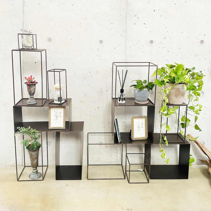 ボックスジョセフアイアンボックススクエア30×30×20cm