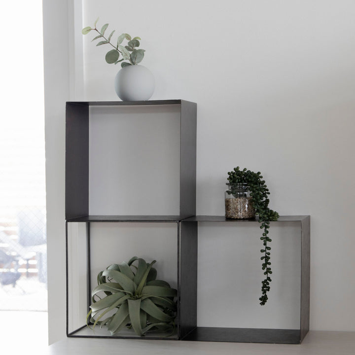 ボックスジョセフアイアンボックススクエア30×30×20cm