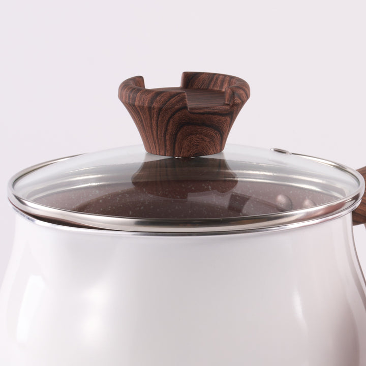 マルチポット15cmIH対応ホワイトマルチポットパン