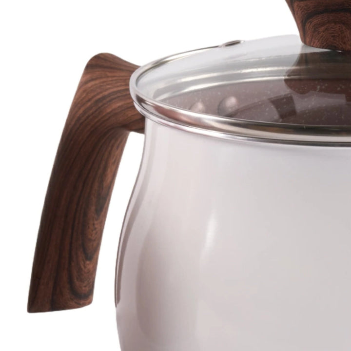 マルチポット15cmIH対応ホワイトマルチポットパン