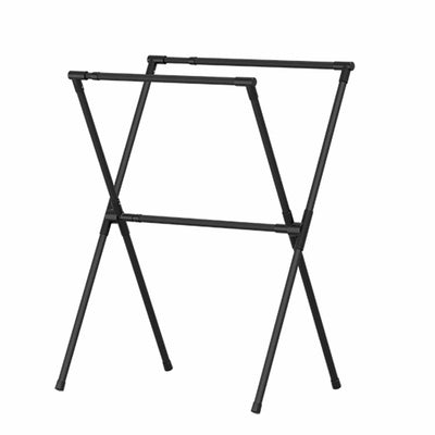 物干し ポーリッシュ ブラック 伸縮 布団干し 2枚 X型 屋外 折りたたみ