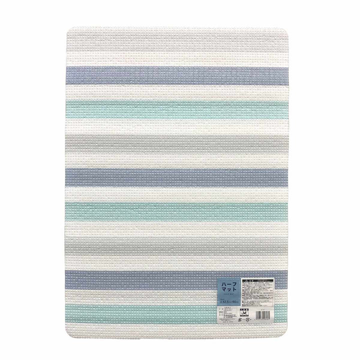 風呂マットボーダー60×42.5cmポリプロピレン
