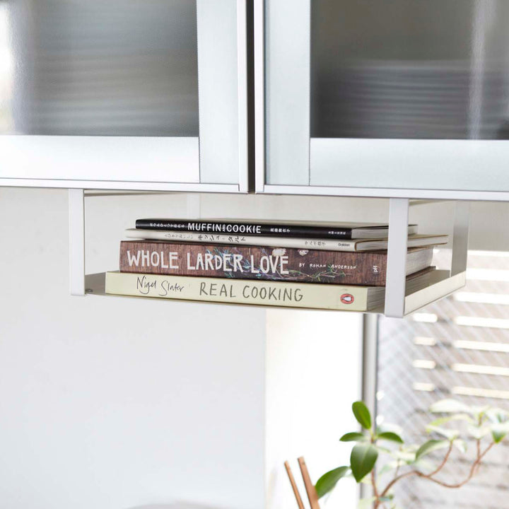 山崎実業Plate戸棚下収納ラックプレートホワイト