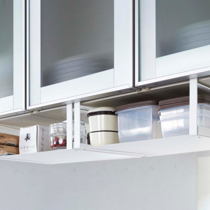 山崎実業Plate戸棚下収納ラックプレートホワイト