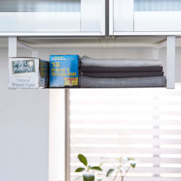 山崎実業Plate戸棚下収納ラックプレートホワイト