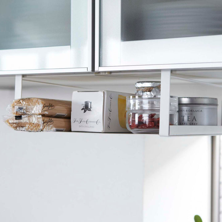 山崎実業Plate戸棚下収納ラックプレートホワイト