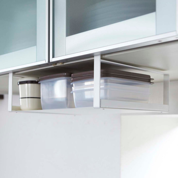 山崎実業Plate戸棚下収納ラックプレートホワイト