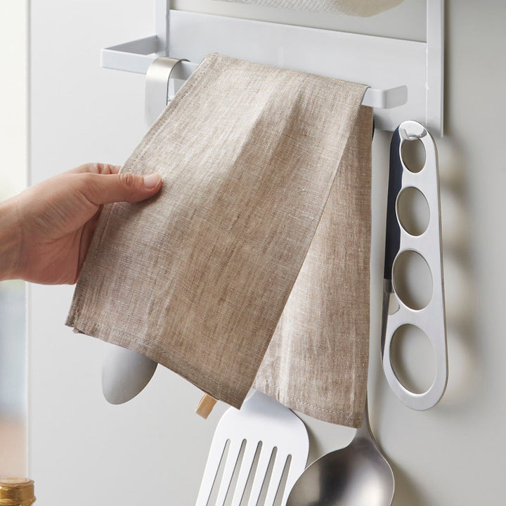 山崎実業Plateマグネット冷蔵庫サイドラックプレート