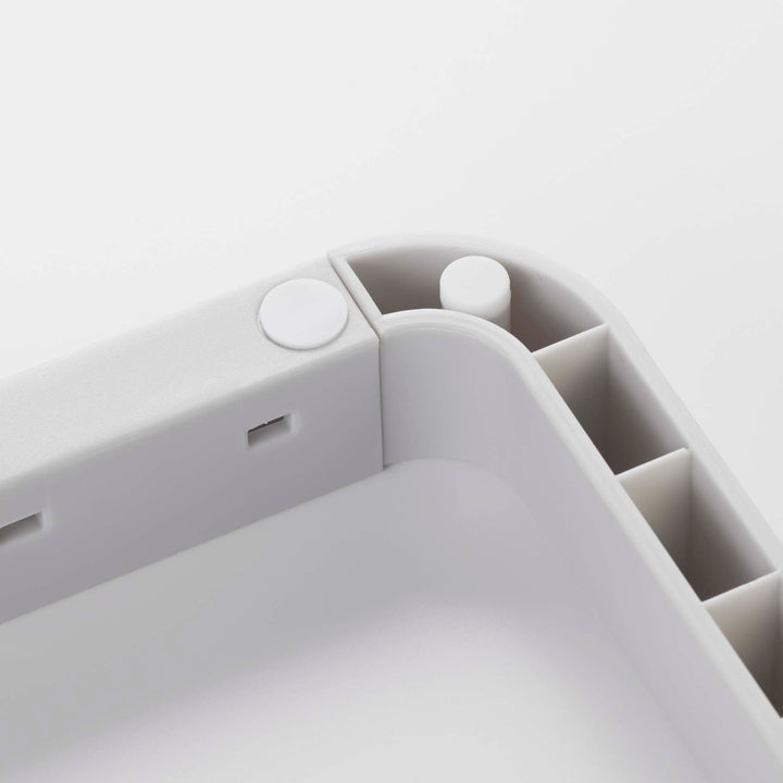 山崎実業Plateシンク下伸縮鍋蓋＆フライパンスタンドプレート