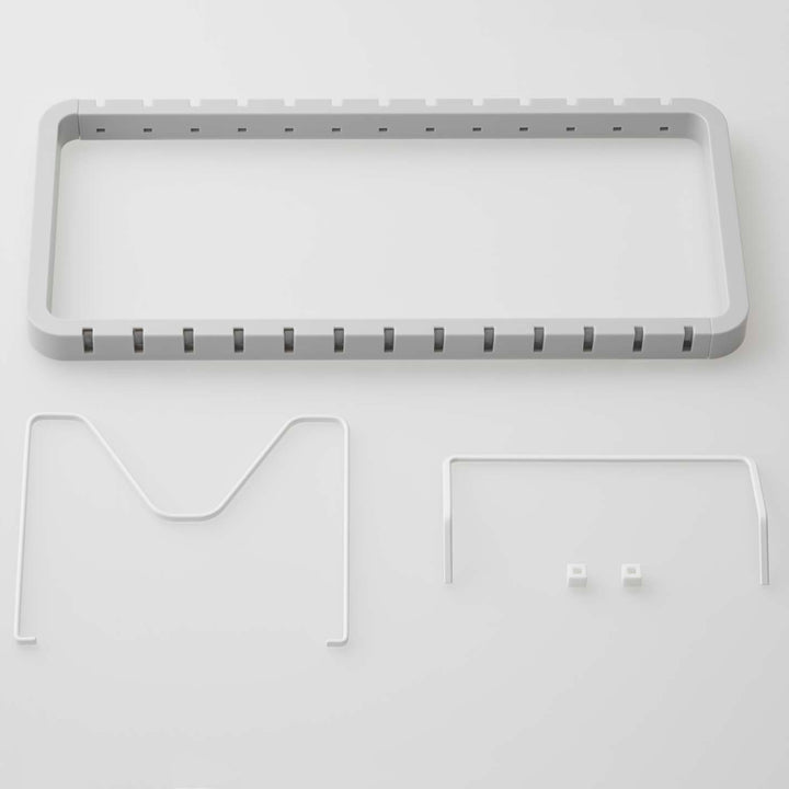 山崎実業Plateシンク下伸縮鍋蓋＆フライパンスタンドプレート