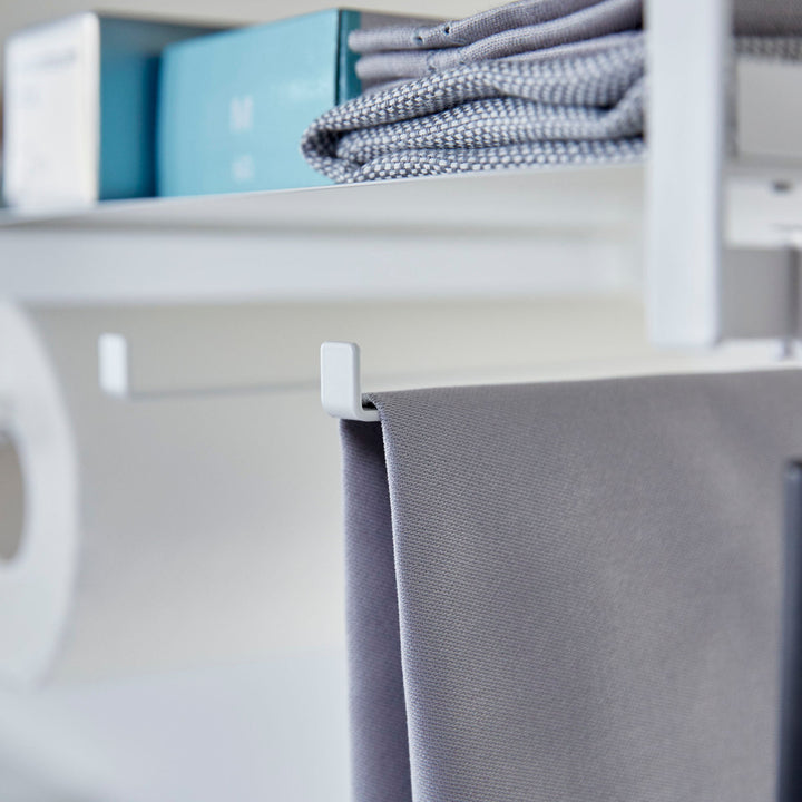 山崎実業Plate戸棚下多機能ラックプレートホワイト