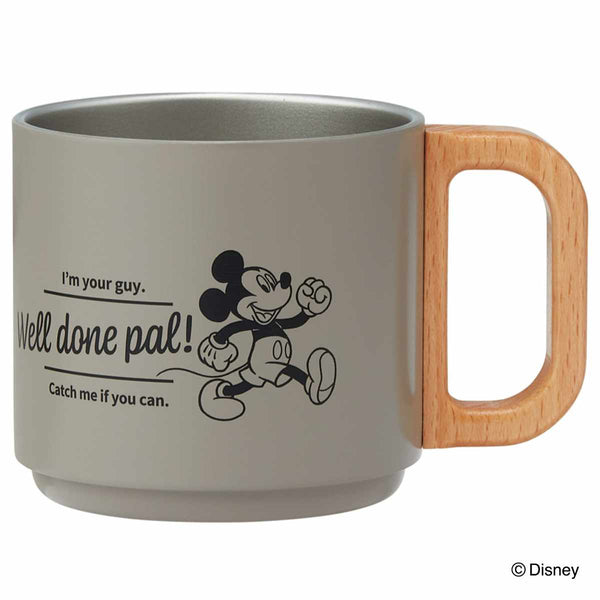 マグカップ350mlスタッキングステンマグミッキーマウス