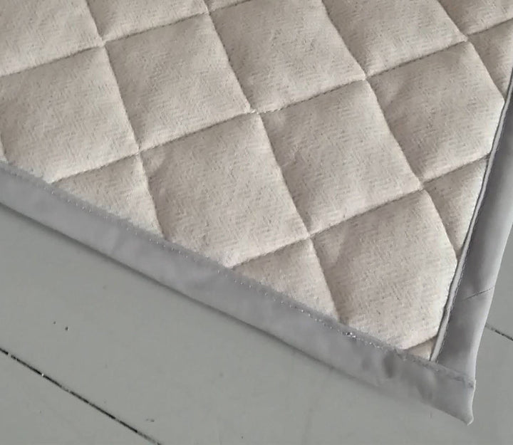 ラグFabtheHome190×240cmヘリンボーンニット洗える