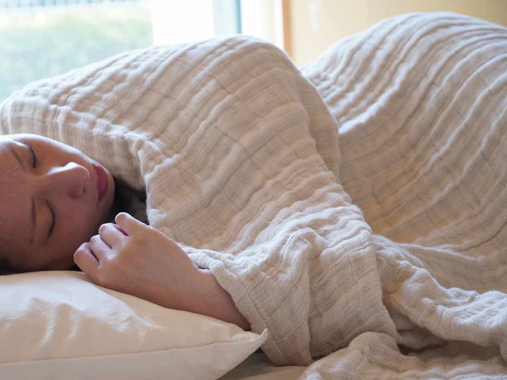 ガーゼケットシングルコットンリネン無添加日本製