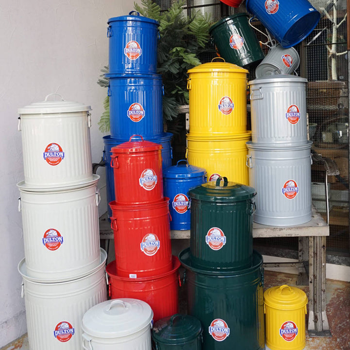 ダルトンゴミ箱24Lフタ付ステンレス製ガベージカンLサイズ